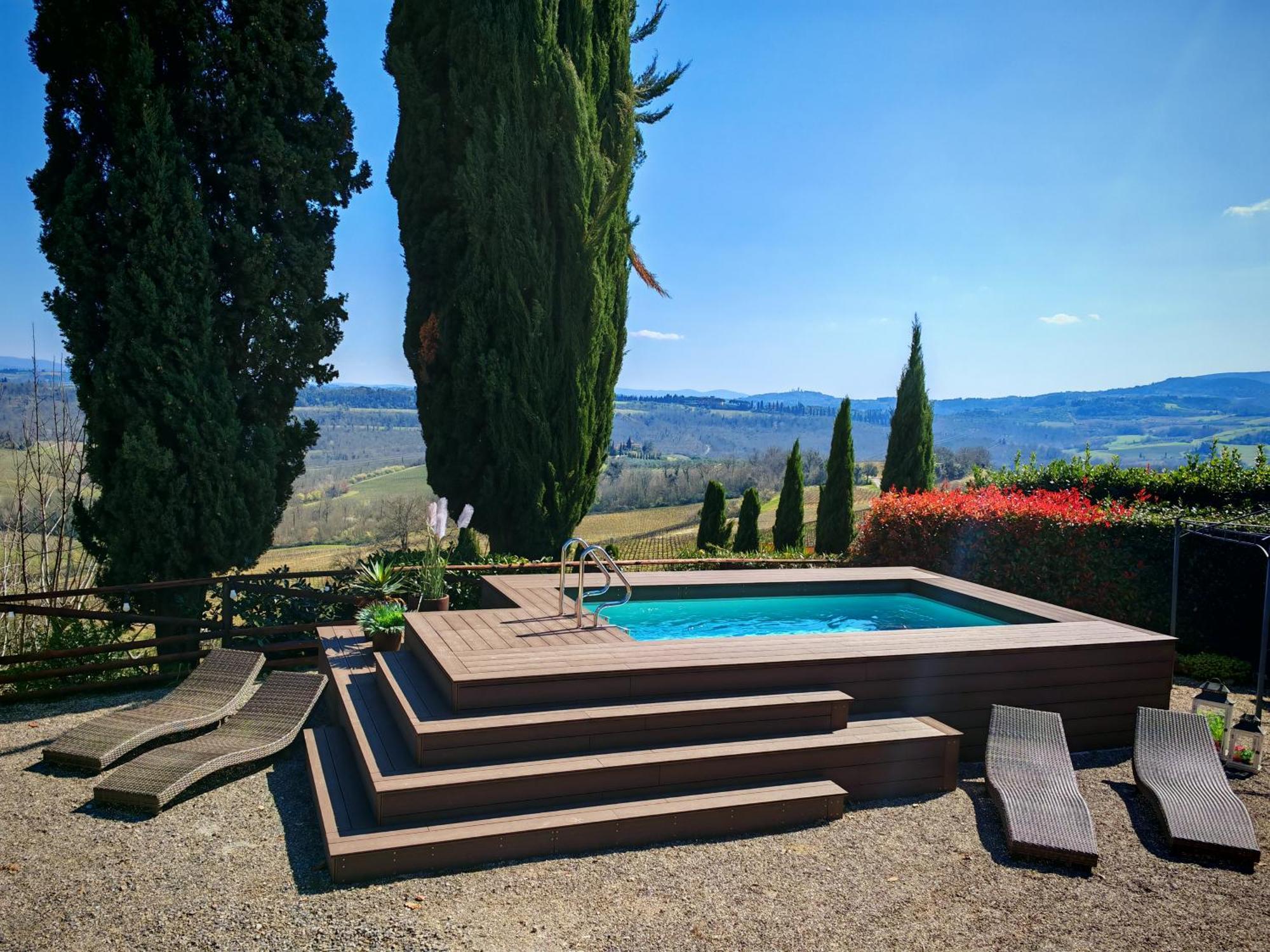 Il Leccio - Casa Toscana San Gimignano Gambassi Terme Ngoại thất bức ảnh