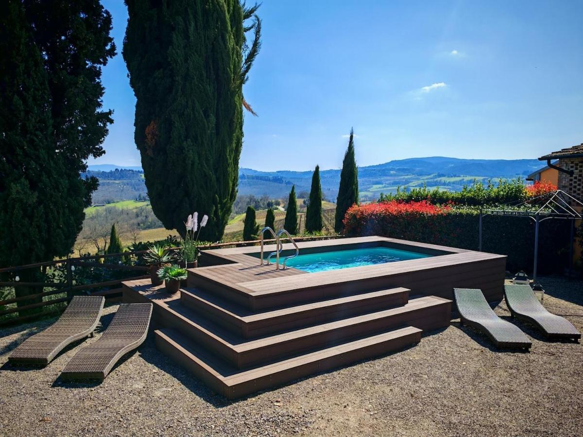 Il Leccio - Casa Toscana San Gimignano Gambassi Terme Ngoại thất bức ảnh